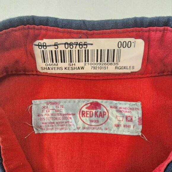 Red Kap Men's Color Block Work Shirt, Size Xlarge - Picture 2 of 8